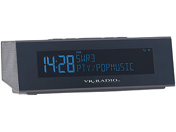 VR-Radio Digitales DAB+/FM-Stereo-Radio mit Wecker, (Versandrückläufer)