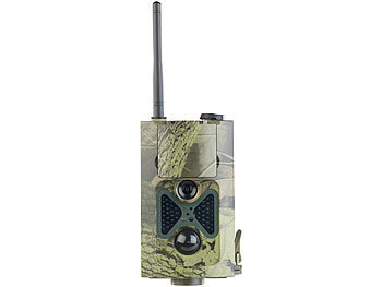 VisorTech Full-HD-Wildkamera mit Bewegungserkennung, Nachtsicht, GSM-Bildversand