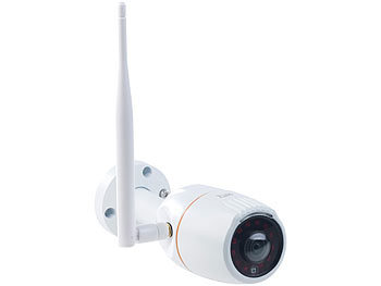 7links 360°-Panorama-IP-Außen-Überwachungskamera, WLAN, Nachtsicht, App, IP66