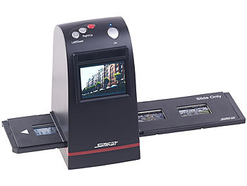 Somikon Stand-Alone-Dia- und Negativscanner, 9 Megapixel-Sensor, TFT-Display