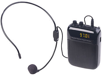 Sprachverstärker mit Radios, wiederaufladbar