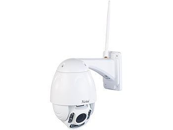 7links Speed-Dome Outdoor-WLAN-IP-Überwachungskamera mit Full HD & Nachtsicht