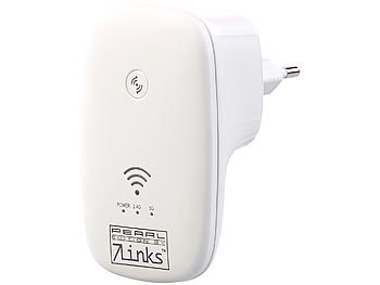 7links Dualband-WLAN-Repeater WLR-750.ac mit 750 Mbit/s und WPS-Taste