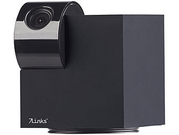 WLAN Kamera App: 7links Pan-Tilt-IP-Überwachungskamera mit Full HD, WLAN, App und Nachtsicht