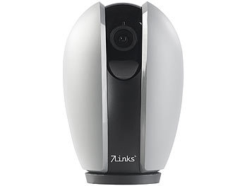 7links WLAN-HD-Überwachungskamera, App, Nachtsicht, Pan/Tilt, für Echo Show