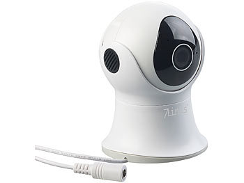 7links 2er-Set Pan-Tilt-IP-Überwachungskameras mit Full HD, WLAN, App, IP65