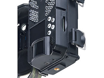 VisorTech 4K-Wildkamera mit Bewegungssensor, Nachtsicht, Farb-Display, IP66