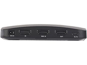 auvisio HDMI-Video-Rekorder mit Media-Player, Full-HD-Aufnahme auf USB & PC