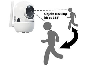 7links WLAN-IP-Überwachungskamera mit Objekt-Tracking (Versandrückläufer)