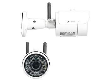 VisorTech Outdoor-IP-HD-Überwachungskamera mit GSM, 3G, WLAN & Nachtsicht, IP65