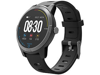 newgen medicals Fitness-Uhr mit Bluetooth, Herzfrequenz (Versandrückläufer)