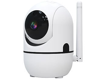7links WLAN-IP-Überwachungskamera mit Objekt-Tracking und App, Full HD, 360°