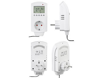 Programmierbare Wireless Thermostat Socket Steckdosen Schalter Temperaturregler 