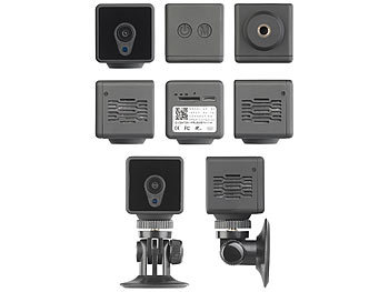 7links HD-Micro-IP-Überwachungskamera mit WLAN, Nachtsicht & App-Zugriff