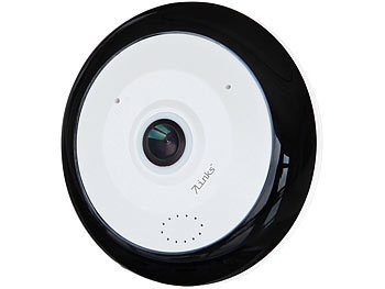 7links 360°-Panorama-Überwachungskamera mit 3,7 MP, Versandrückläufer