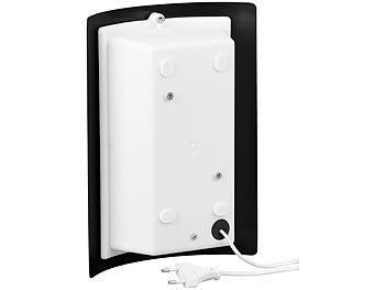 Luminea Home Control 2er-Set LED-Wandleuchten für Amazon Alexa & Google Assistant, 600 lm