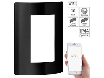 Luminea Home Control LED-Außenleuchte für Alexa & Google Assistant, Versandrückläufer