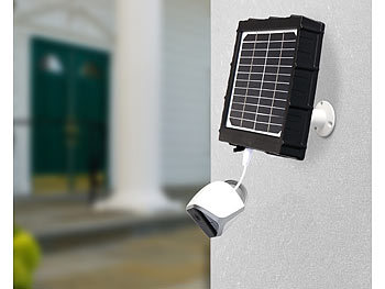 VisorTech Akku-Solarpanel für Micro-USB-Geräte, 5.000 mAh, 5 Watt (USB), IP65