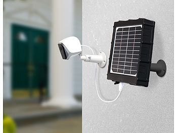 VisorTech Akku-Solarpanel für Micro-USB-Geräte, 5.000 mAh, 5 Watt (USB), IP65