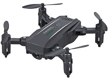 Simulus Faltbarer FPV-Mini-Quadrocopter, Full HD, WLAN, Versandrückläufer