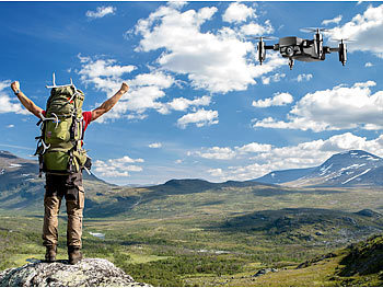 Faltbares UAV mit HD-Kamera