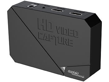 auvisio HDMI-Video-Rekorder, digitale & analoge Quellen, Full HD, USB-Aufnahme