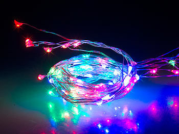 Farb-LED farbig Vorhang bunt USB Farbe mehrfarbig farbwechselnd Farbwechsel RGB