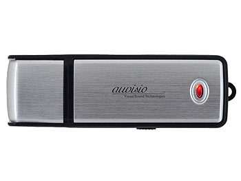 auvisio Voice Recorder & USB-Stick, geräuschaktivierte Aufnahme, 70 Std., 8 GB