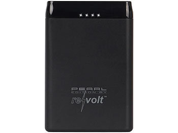 PEARL Mobiler USB-Deckenventilator mit Powerbank, Ø 42 cm, 5.000 mAh, 12 W