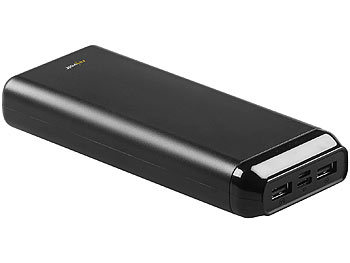 revolt USB-Powerbank PB-220 mit 20.000 mAh, 2 USB-Ports, 2,4 A, 12 Watt