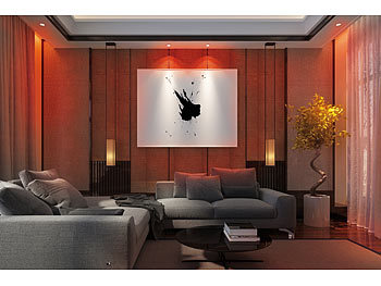 Luminea Home Control 2er-Set WLAN-RGB/CCT-Glas-Lampen, GU10, für Siri, Alexa & GA, 4,5 W