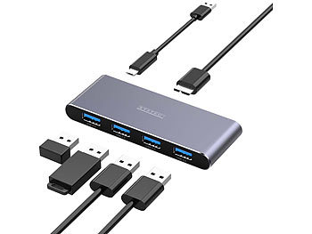 Splitter USB C OTG Con Ricarica PD 60W – Doppio Connettore Per Google TV, Mouse E Tastiera, Adattatore Portatile In Alluminio