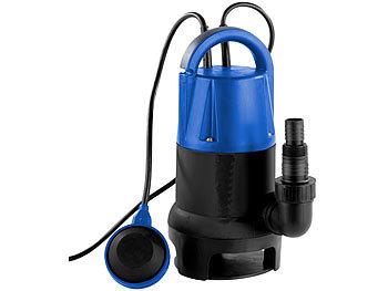 Schmutzwasserpumpe: AGT Tauchpumpe 400W mit Schwimmschalter - für Schmutzwasser geeignet