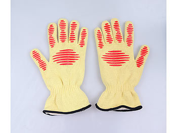 Backofen-Handschuhe, silikonbeschichtet