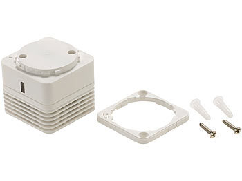 VisorTech Mini-Rauchwarnmelder, 10-Jahres-Batterie, VdS-zertifiziert, 10er-Set VisorTech Mini-Rauchmelder