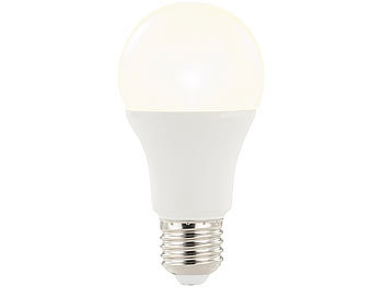 Luminea LED-Lampe mit Radar-Bewegungs- und Lichtsensor, 12 W, E27, warmweiß