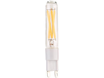 Luminea LED-Filament-Stiftsockellampe G9, 3,6 W, 360 lm, tageslichtweiß, A++