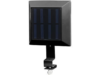 LED-Solar-Dachrinnen-Leuchten für mehr Sicherheit an Hauseingängen