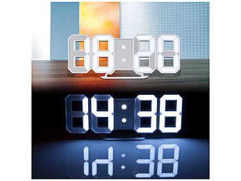 Multifunktions LED Uhr Große LED Digital Wanduhr 12H 24H Zeit Anzeige mit P6G2 
