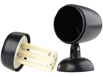 Lunartec 2er-Set LED-Wand- & Stand-Leuchte, Bewegungserkennung, 0,5 Watt, 35 lm