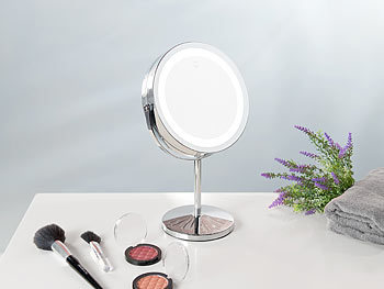 Kosmetik Spiegel 1 2-seitig mit Vergrößerung Schminkspiegel Bad Make up Spiegel 