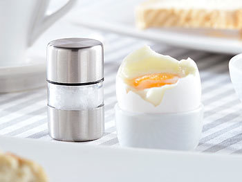 Set Da 2 Macinacaffè In Legno Uallsny Con Macina In Ceramica – Macinasale E Macinapepe Regolabili, Altezza 21,5 Cm, Con Sottobicchiere E Cucchiaio