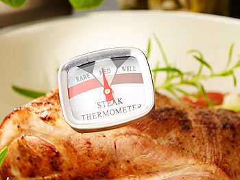 Rosenstein & Söhne 4er-Set Steak-Thermometer