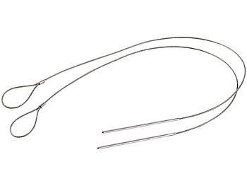 Schaschlik-Grillspieße aus Edelstahl im günstigen 8er-Set je 31 cm