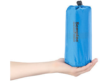 Leichte Isomatte Camping Luftmatraze aufblasbar  Kissen Luftsack zum Aufpumpen 