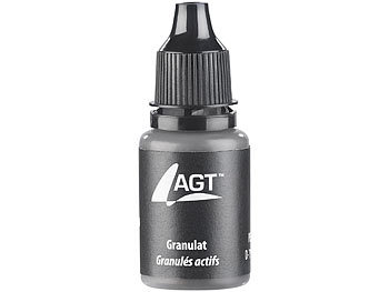 AGT Reparatur-Set aus Sekundenkleber und schwarzem Granulat, je 10 ml