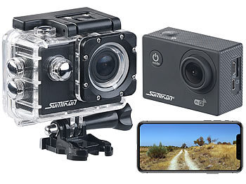 Speeron Tauch-Video-Set mit Tauchmaske und 4K-Action-Cam, Größe XL