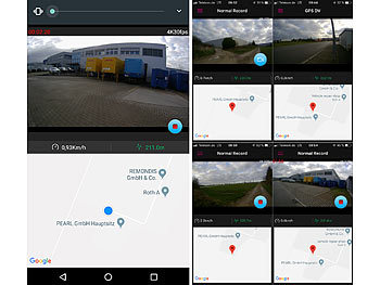 Somikon 4K-Action-Cam mit GPS und WLAN, Versandrückläufer