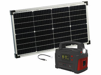 Powerstation mit Solarpanel