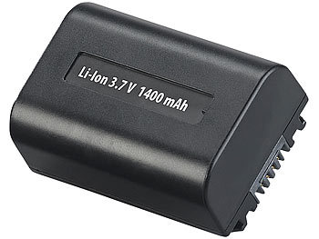 Somikon Ersatz-Li-Ion-Akku für 4K-UHD-Camcorder DV-880.uhd, 1.400 mAh
